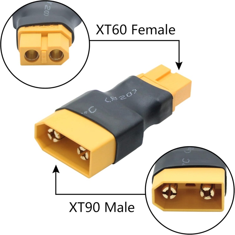 Lot de 2 adaptateurs XT90 mâle - Drone Battery Charger avis et prix